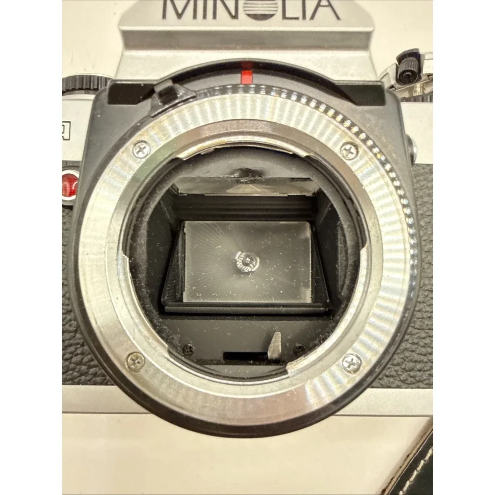 Minolta XG-A 35mm SLR Film Camera W/ Tou/Five Star MC Auto Marco Zoom 75-200mm